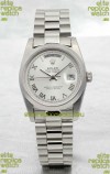Rolex Day Date Silver Japanese Replica Watch