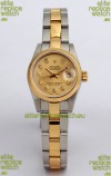 Rolex DateJust Two Tone Lady's Replica Watch