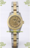 Rolex DateJust Two Tone Lady's Replica Watch