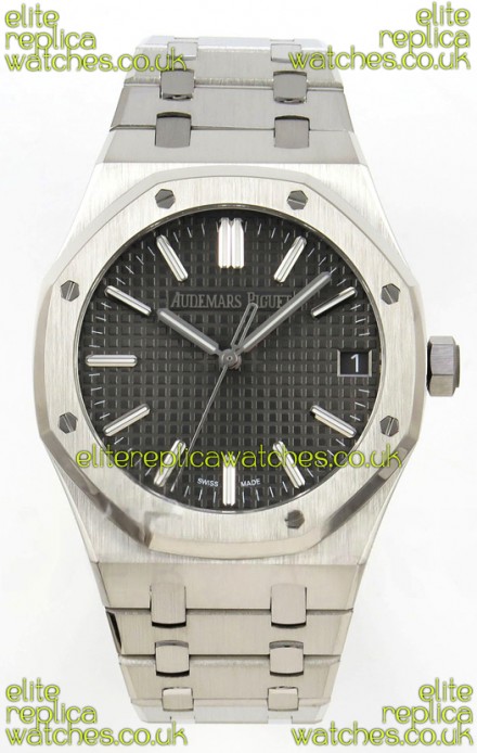 Royal Oak 15510 Grey Dial FREE SPRUNG MVMNT Super Clone Watch 
