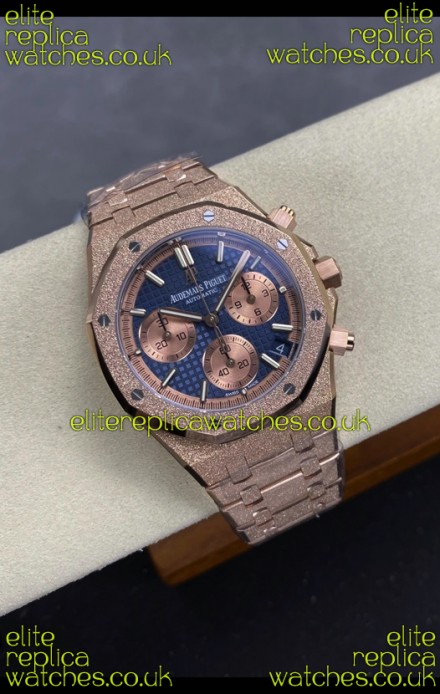 Royal Oak Chrono 26240 Frosted Rose Gold Super Clone Watch