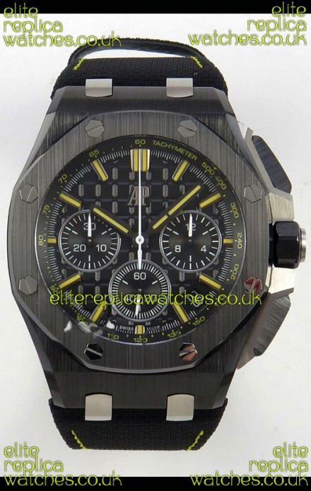 Royal Oak Offshore Chronograph 26420FE Black Ceramic Super Clone Watch 
