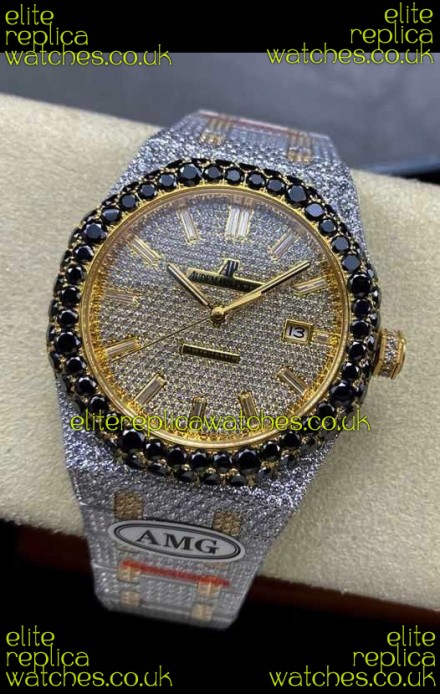 Royal Oak 15400 Iced Out Super Clone Edition 2 Super Clone Watch 