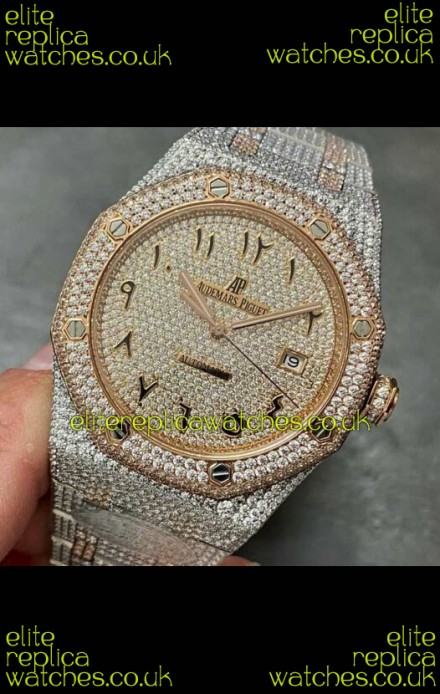 Royal Oak 15400 Iced Out Super Clone Edition 7 Super Clone Watch 
