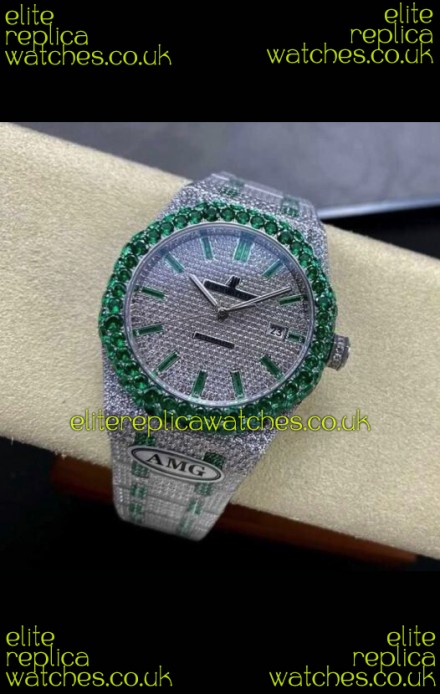 Royal Oak 15400 Iced Out Super Clone Edition 13 Super Clone Watch 