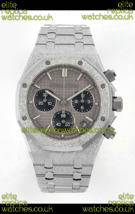 Royal Oak Chronograph 26240BC Frosted Grey Dial Super Clone Watch