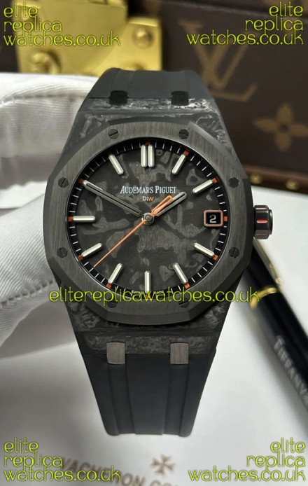 Royal Oak Ember Voidline DiW 15500 Black Carbon Super Clone Watch 