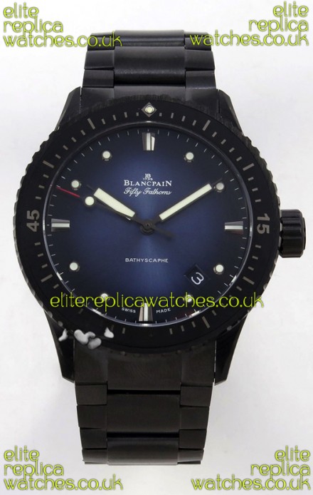 Blancpain Fifty Fathoms Ceramic Case Blue Dial Super Clone Watch 