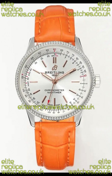 Navitimer Automatic 36 Steel Dial Steel Casing Super Clone Watch 