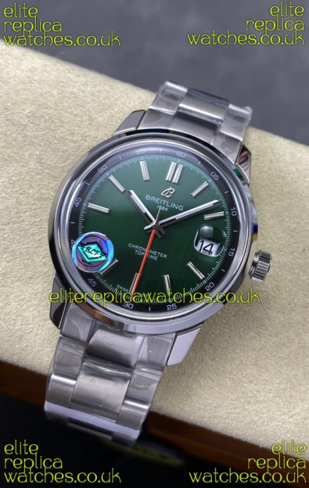 Top Time B31 38mm Green Dial Steel Strap Super Clone Watch 