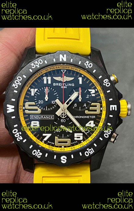 Breitling Endurance PRO 44 Yellow Strap Swiss Quartz Replica Watch