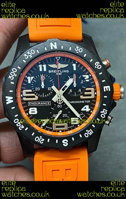 Breitling Endurance PRO 44 Orange Strap Swiss Quartz Replica Watch