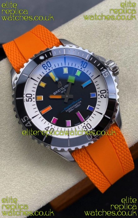 SuperOcean 42 A17375211B2S4 Black Dial Super Clone Watch 