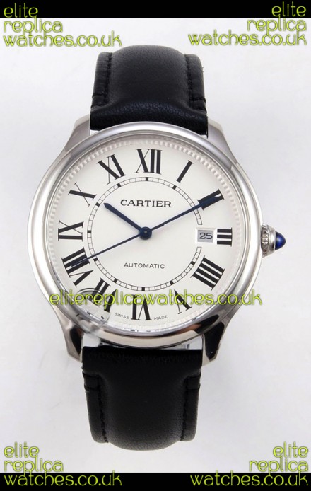 Cartier Ronde Louis 40 Stainless Steel Super Clone Watch 