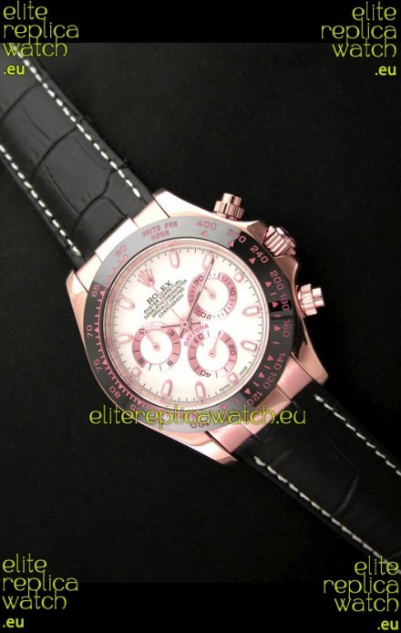 Rolex Oyster Daytona Cosmograph Swiss Replica Rose Gold Watch