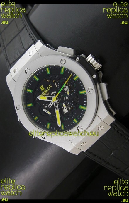 Hublot Big Bang Niemeyer Sandblasted Case Swiss Watch in Steel