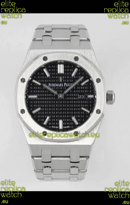 Audemars Piguet Royal Oak 33MM 904L Steel Black Dial 1:1 Mirror Replica Watch