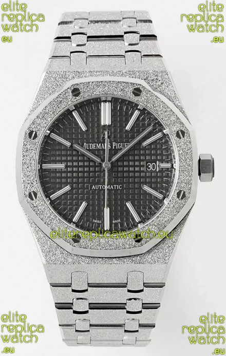 Audemars Piguet Royal Oak 15410BC 41MM Grey Dial 904L Steel CALIBRE 3120 Movement 1:1 Mirror Replica