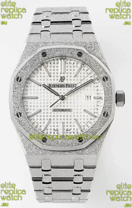 Audemars Piguet Royal Oak 15410BC 41MM White Dial 904L Steel CALIBRE 3120 Movement 1:1 Mirror Replica