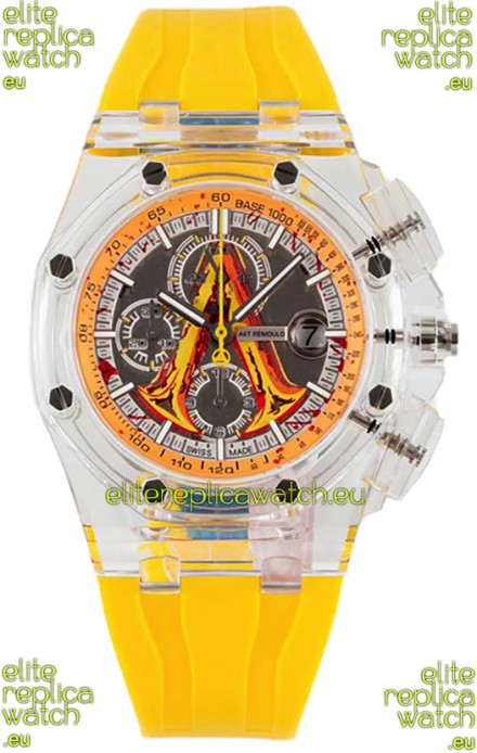 Audemars Piguet Royal Oak Offshore AET Remould LAMBDA Sapphires Casing Swiss Replica Watch 