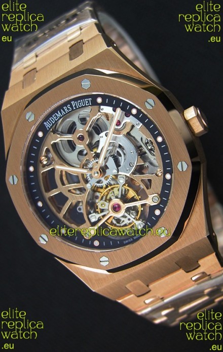 Audemars Piguet Royal Oak Tourbillon Extra-Thin Openworked Rose Gold Watch