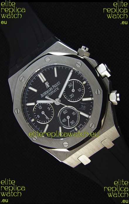 Audemars Piguet Royal Oak Chronograph Black Dial - 1:1 Mirror Replica Watch 