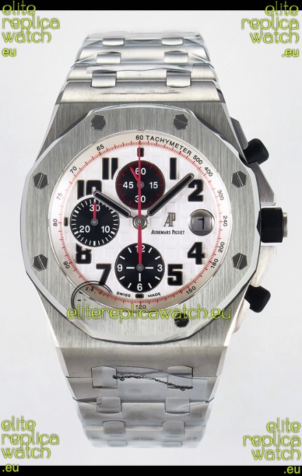 Audemars Piguet Royal Oak Offshore PANDA Chronograph 1:1 Super Clone Replica Watch - 904L Steel