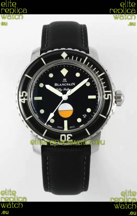 Blancpain Fifty Fathoms MIL-SPEC HODINKEE 1:1 904L Stainless Steel Swiss Replica Watch 