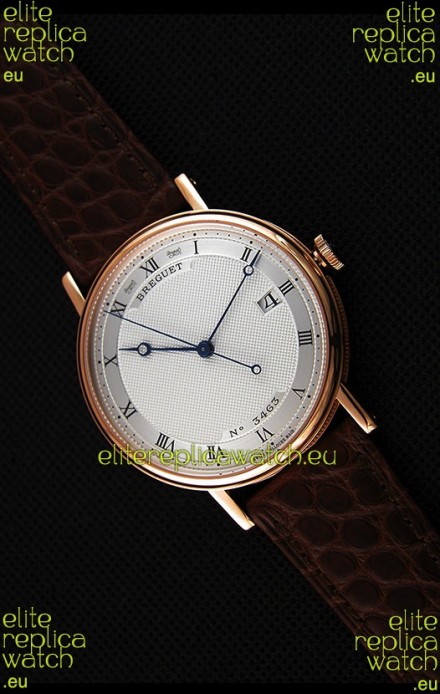 Breguet Classique 5177BR/15/9V6 Rose Gold Watch with Roman Hour Markers