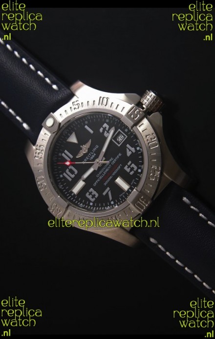 Breitling Avenger II Seawolf Black Dial 45MM - 1:1 Mirror Replica Watch