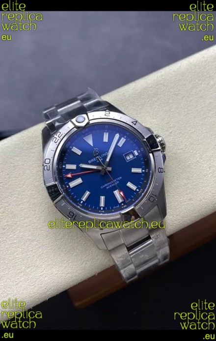 Breitling Avenger GMT Automatic 44 Swiss 1:1 Super Clone Replica Watch - Blue Dial 