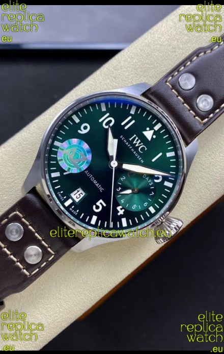 IWC Big Pilot IW501015 - Functional Power Reserve Green Dial 1:1 Mirror Watch