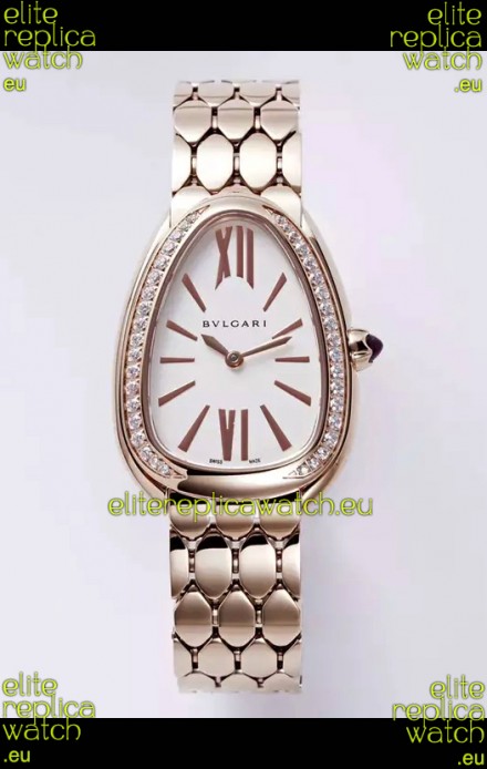 Bvlgari Serpenti Seduttori Edition in Rose Gold Casing Super Clone Watch
