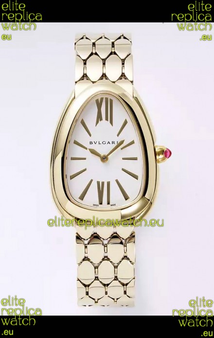 Bvlgari Serpenti Seduttori Edition in Yellow Gold Casing Super Clone Watch