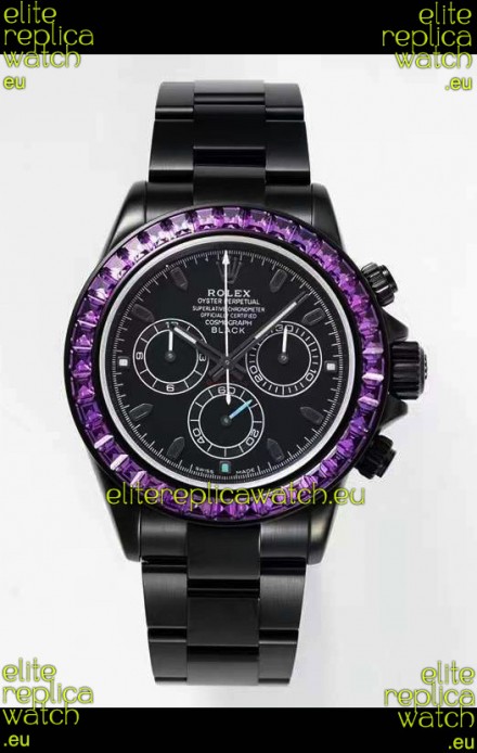 Rolex Daytona Blaken Edition Swiss 1:1 Mirror Replica Cal.4130 Movement PVD Casing
