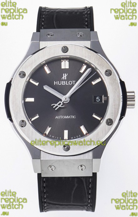 Hublot Super Clone Classic Fusion Titanium 38MM 1:1 Mirror Replica Watch Grey Dial
