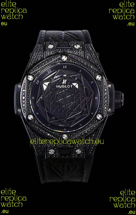 Hublot Big Bang One Click Sang Bleu 1:1 Mirror Replica in Ceramic Casing - 45MM