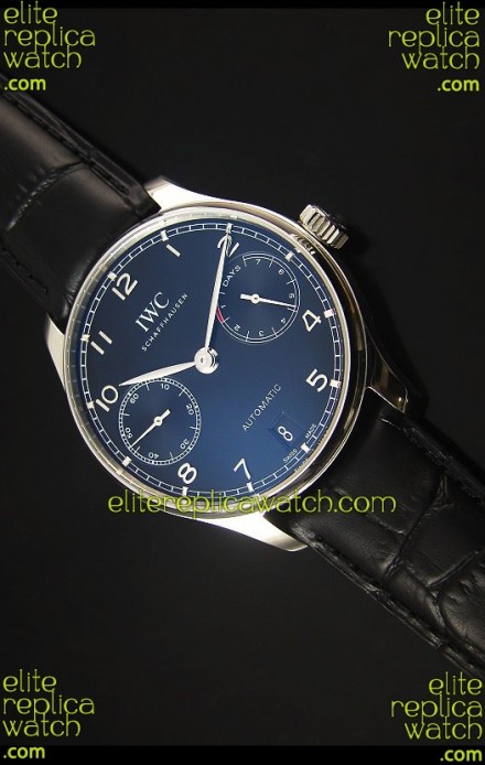 IWC IW500703 Portugieser Swiss 1:1 Mirror Replica Watch Black Dial - Updated 2016 Version
