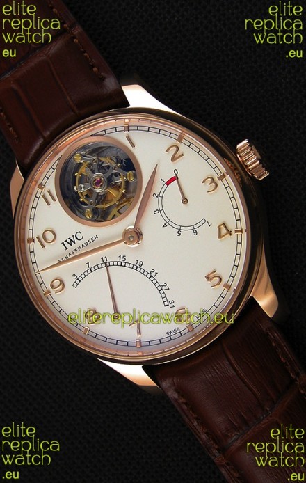 IWC Portugieser Tourbillon Mystere Retrograde IW504402 Pink Gold UPDATED 2019 Version 