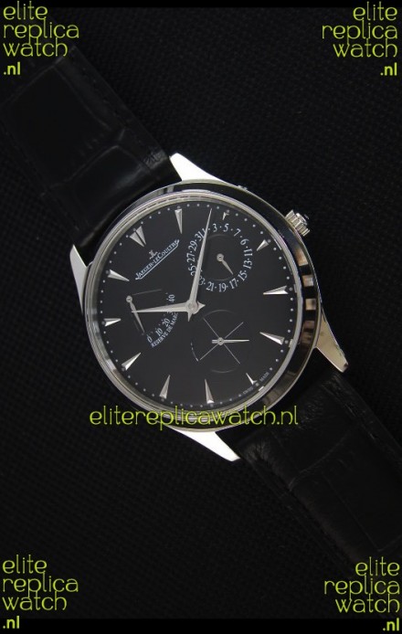 Jaeger-LeCoultre Master Ultra Thin Réserve De Marche Black Dial 1:1 Mirror Replica Watch