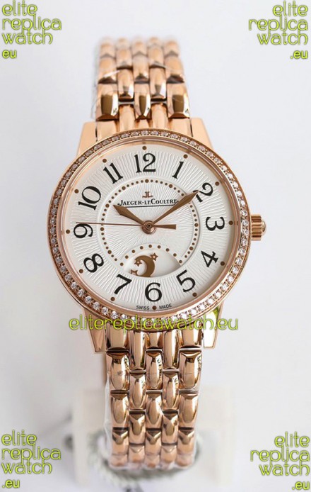 Jaeger-LeCoultre Rendez-Vous Steel Night & Day 1:1 Mirror Rose Gold Watch