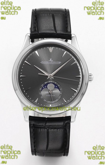 Jaeger LeCoultre Master Ultra Thin Moon 904L Steel 1:1 Mirror Replica Watch