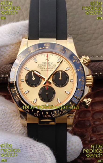 Rolex Cosmograph Daytona 116508 Yellow Gold Original Cal.4130 Movement - 904L Steel Watch