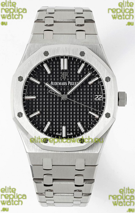 Audemars Piguet Royal Oak 15500 41MM Black Dial 904L Steel CALIBRE 4302 Movement 1:1 Mirror Replica