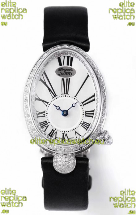 Breguet Reine De Naples Ladies Stainless Steel Swiss 1:1 Edition Replica Watch 