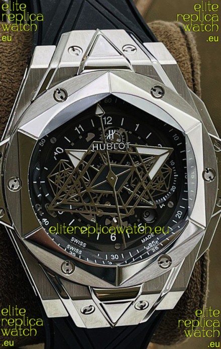 Hublot Big Bang UNICO Sang Bleu II Stainless Steel 1:1 Mirror Quality Swiss Replica Watch 