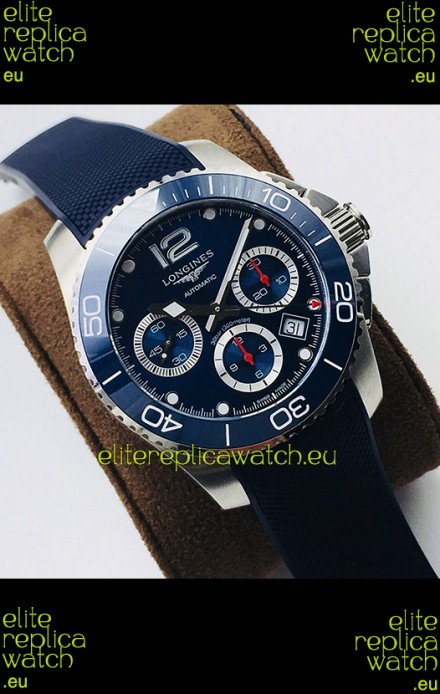Longines HydroConquest Automatic Chronograph 1:1 Swiss Replica Blue Dial Watch 