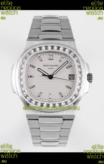 Patek Philippe Nautilus 5711/1A White Dial 1:1 Mirror Swiss Replica Watch in 904L Steel 