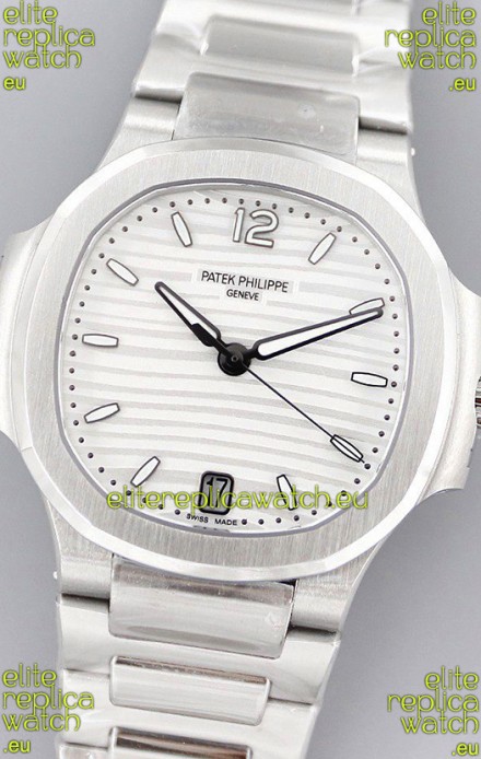 Patek Philippe Nautilus 7118/1A White Dial 1:1 Mirror Swiss Replica Watch in 904L Steel 