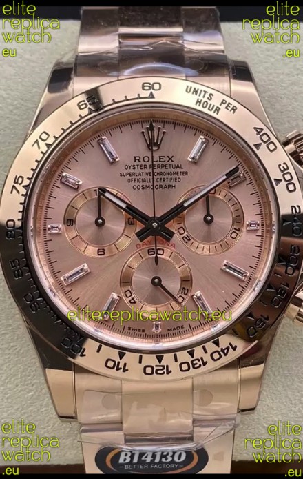 Rolex Cosmograph Daytona M116505 Rose Gold Original Cal.4130 Movement - 904L Steel Watch
